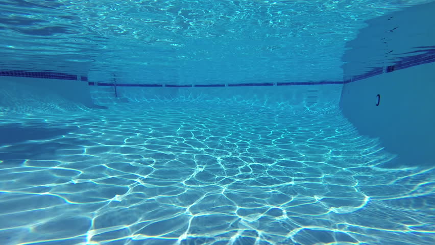 bottom of a swimming pool